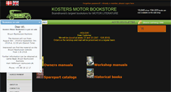 Desktop Screenshot of kosters.dk