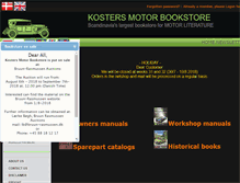Tablet Screenshot of kosters.dk