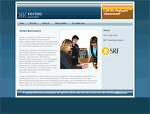 Tablet Screenshot of kosters.se